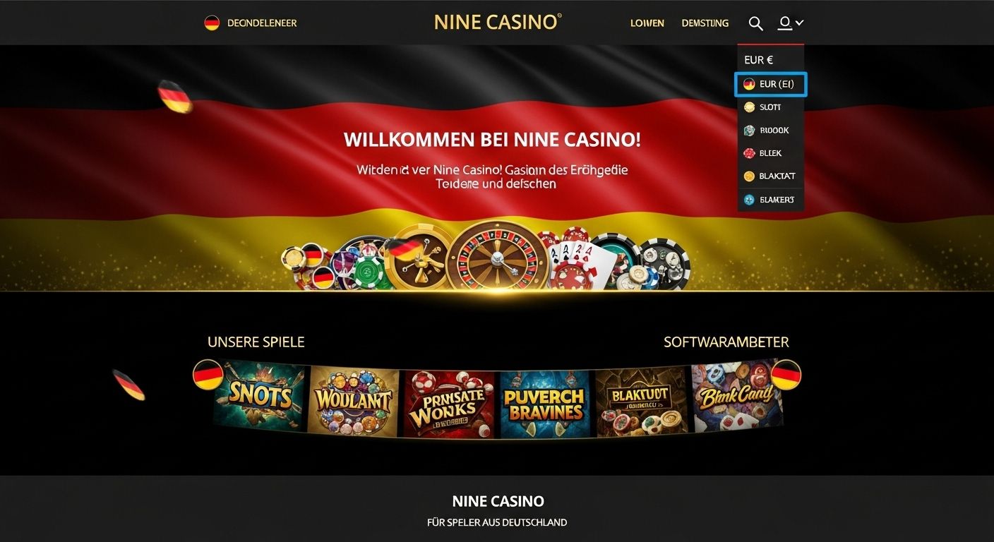 Unterstützung der lokalen Sprache und Währung nine casino app
